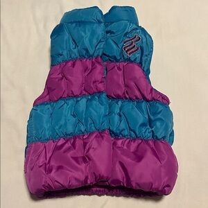 Rocawear Kids Blue and Purple Puffer Vest